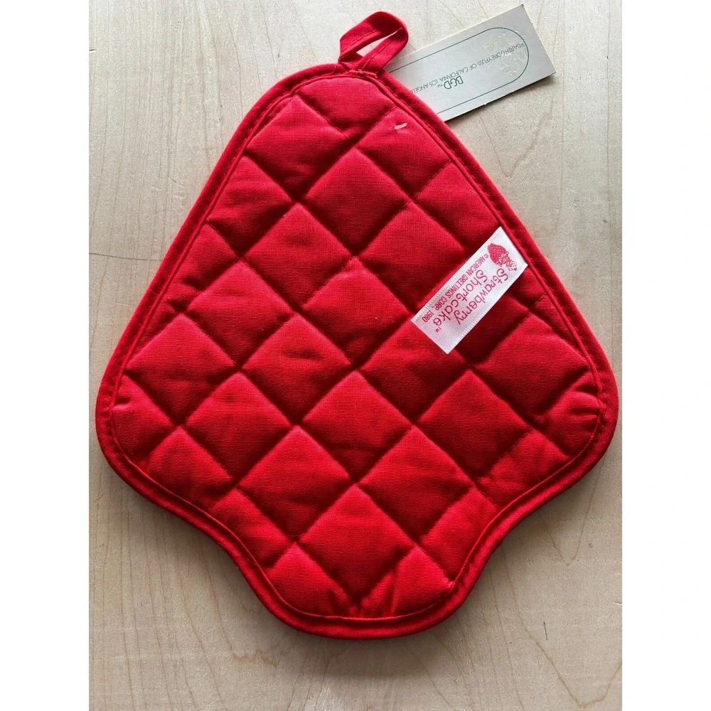 Vintage Strawberry Shortcake Pot Holder Hot Pad Quilted Christmas Tree NWT 1980